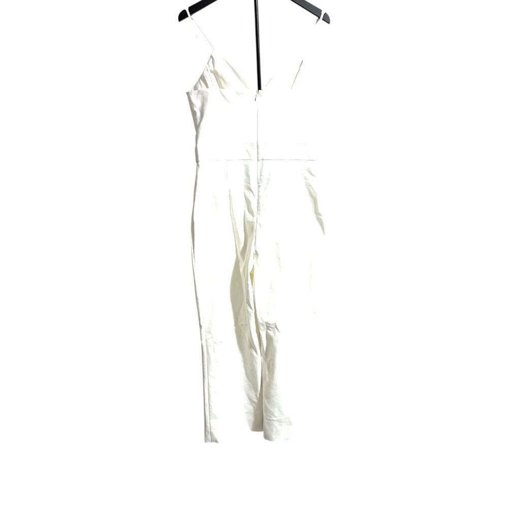 Cushnie Et Ochs Jumpsuit Sz 10 - Ivory - Spaghetti Strap - Bridal Rehearsal - Picture 3 of 12